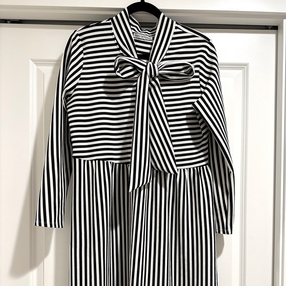 Klassy Girl Dresses & Skirts - Klassy Girl black and white striped dress